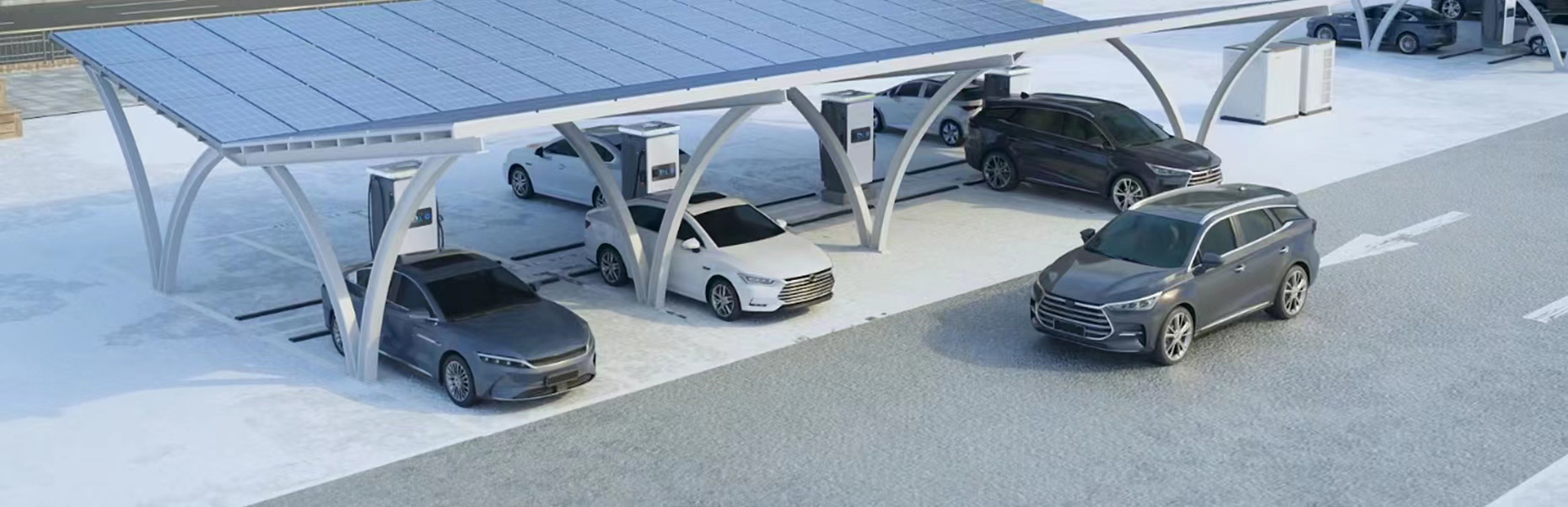 Commercial EV Charger Station